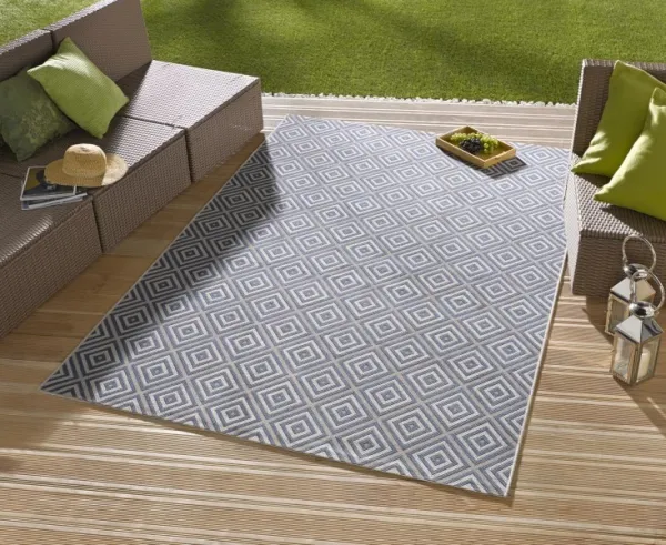 Kusový koberec Northrugs Meadow 102468 Blue 80x150 cm