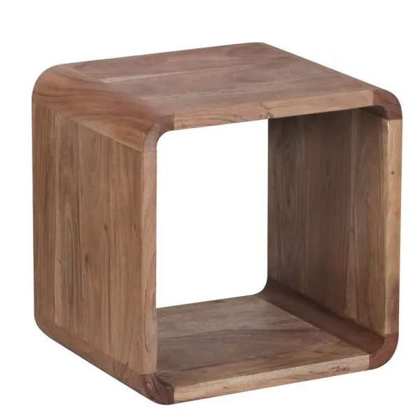indickynabytok.sk - Polica na stenu Tina 35x35x22 indický masív palisander