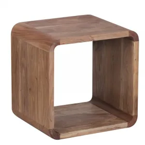 indickynabytok.sk - Polica na stenu Tina 35x35x22 indický masív palisander