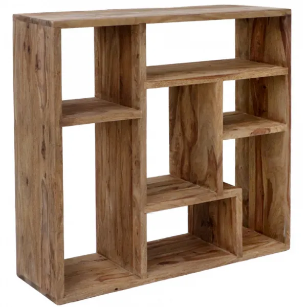 indickynabytok.sk - Knižnica Rami 90x90x30 indický masív palisander