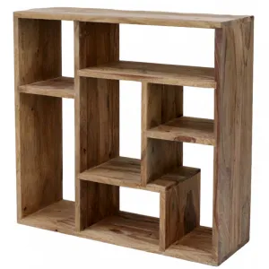 indickynabytok.sk - Knižnica Rami 90x90x30 indický masív palisander