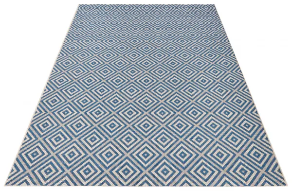 Kusový koberec Northrugs Meadow 102468 Blue 80x150 cm