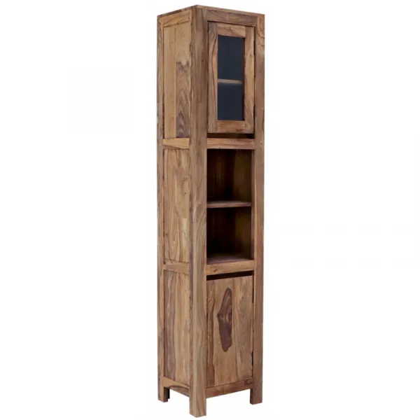 indickynabytok.sk - Skrinka do kúpeľne Gani 40x190x35 z indického masívu palisander