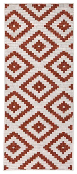 NORTHRUGS - Hanse Home koberce Kusový koberec Twin-Wendeteppiche 103130 terra creme – na von aj na doma - 80x150 cm