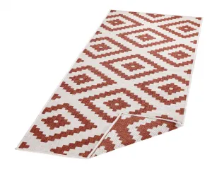 NORTHRUGS - Hanse Home koberce Kusový koberec Twin-Wendeteppiche 103130 terra creme – na von aj na doma - 80x150 cm