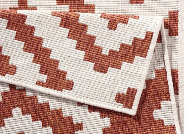 NORTHRUGS - Hanse Home koberce Kusový koberec Twin-Wendeteppiche 103130 terra creme – na von aj na doma - 80x150 cm