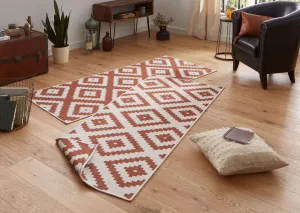 NORTHRUGS - Hanse Home koberce Kusový koberec Twin-Wendeteppiche 103130 terra creme – na von aj na doma - 80x150 cm