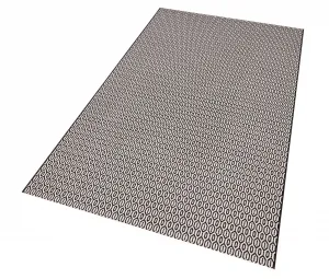 Kusový koberec Northrugs Meadow 102474 Black 80x150 cm