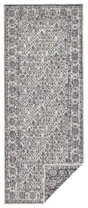NORTHRUGS - Hanse Home koberce Kusový koberec Twin-Wendeteppiche 103116 grau creme – na von aj na doma - 80x150 cm