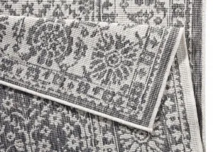 NORTHRUGS - Hanse Home koberce Kusový koberec Twin-Wendeteppiche 103116 grau creme – na von aj na doma - 80x150 cm