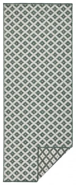 NORTHRUGS - Hanse Home koberce Kusový koberec Twin-Wendeteppiche 103125 grün creme – na von aj na doma - 160x230 cm