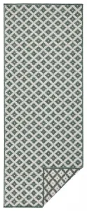 NORTHRUGS - Hanse Home koberce Kusový koberec Twin-Wendeteppiche 103125 grün creme – na von aj na doma - 160x230 cm