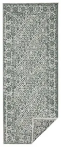 NORTHRUGS - Hanse Home koberce Kusový koberec Twin-Wendeteppiche 103115 grün creme – na von aj na doma - 80x150 cm