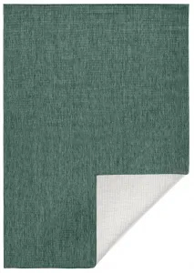 NORTHRUGS - Hanse Home koberce Kusový koberec Twin-Wendeteppiche 103095 grün creme – na von aj na doma - 120x170 cm