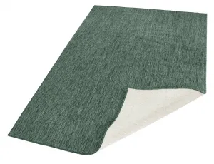 NORTHRUGS - Hanse Home koberce Kusový koberec Twin-Wendeteppiche 103095 grün creme – na von aj na doma - 120x170 cm
