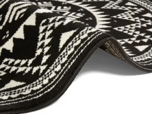 Hanse Home Collection koberce Kusový koberec Celebration 103441 Valencia Black - 200x200 (priemer) kruh cm