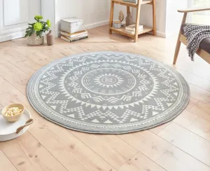Hanse Home Collection koberce Kusový koberec Celebration 103444 Valencia Grey - 140x140 (priemer) kruh cm