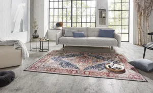 Nouristan - Hanse Home koberce Kusový koberec Asmar 104017 Indigo / Blue - 80x200 cm