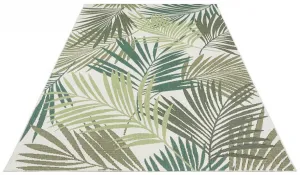NORTHRUGS - Hanse Home koberce Kusový koberec Beach 103843 Green / Cream – na von aj na doma - 80x150 cm