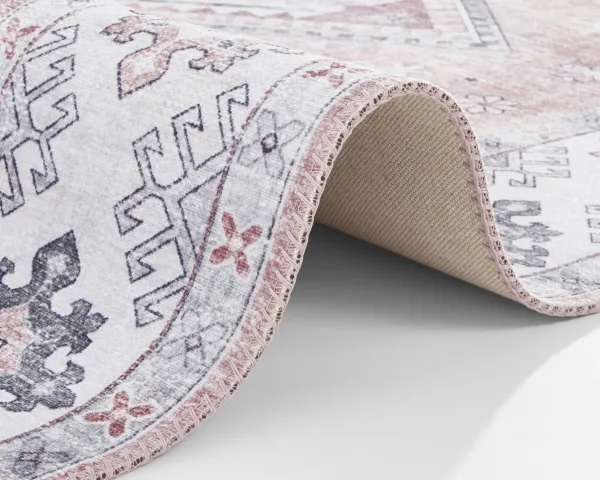 Nouristan - Hanse Home koberce Kusový koberec Asmar 104009 Old / Pink - 80x150 cm