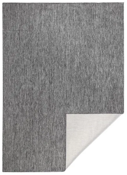 NORTHRUGS - Hanse Home koberce Kusový koberec Twin-Wendeteppiche 103097 grau creme – na von aj na doma - 120x170 cm