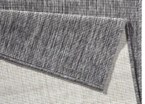 NORTHRUGS - Hanse Home koberce Kusový koberec Twin-Wendeteppiche 103097 grau creme – na von aj na doma - 120x170 cm