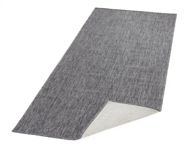 NORTHRUGS - Hanse Home koberce Kusový koberec Twin-Wendeteppiche 103097 grau creme – na von aj na doma - 160x230 cm