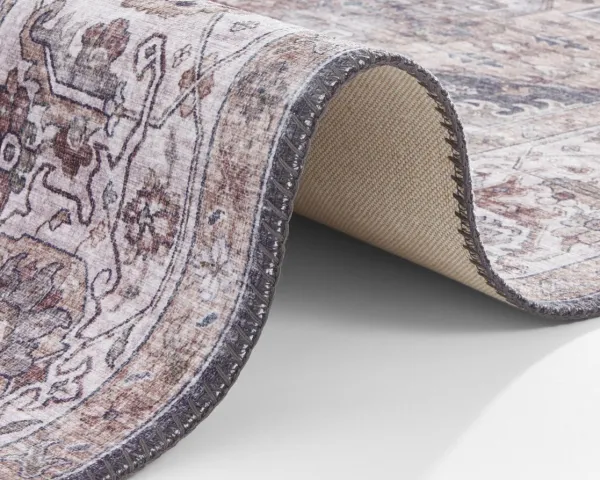 Nouristan - Hanse Home koberce Kusový koberec Asmar 104016 Putty / Grey - 80x200 cm
