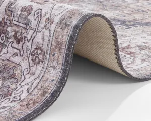 Nouristan - Hanse Home koberce Kusový koberec Asmar 104016 Putty / Grey - 80x200 cm