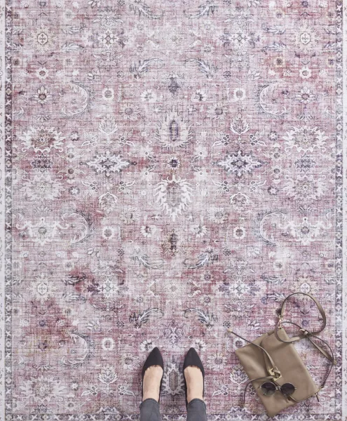 Nouristan - Hanse Home koberce Kusový koberec Asmar 104007 Raspberry / Red - 80x200 cm