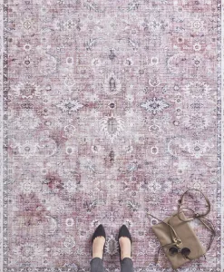 Nouristan - Hanse Home koberce Kusový koberec Asmar 104007 Raspberry / Red - 80x200 cm