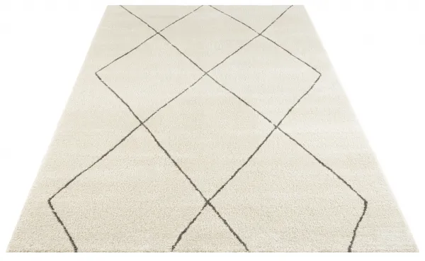 ELLE Decoration koberce Kusový koberec Glow 103661 Cream / Grey z kolekcie Elle - 80x150 cm
