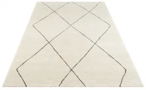 ELLE Decoration koberce Kusový koberec Glow 103661 Cream / Grey z kolekcie Elle - 80x150 cm