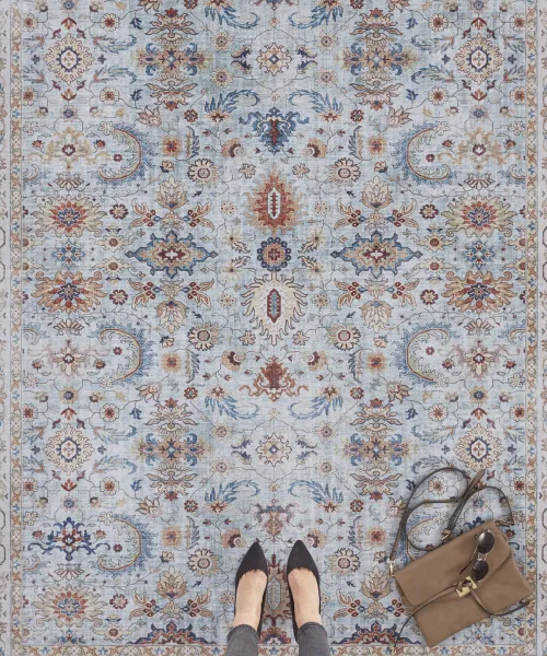 Nouristan - Hanse Home koberce Kusový koberec Asmar 104005 Heaven / Blue - 80x200 cm