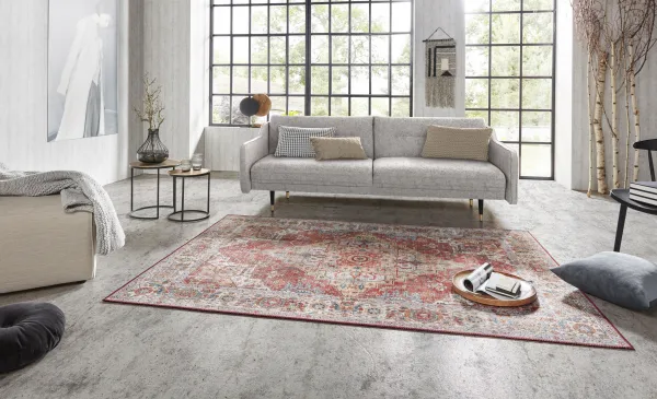 Nouristan - Hanse Home koberce Kusový koberec Asmar 104013 Brick / Red - 80x200 cm