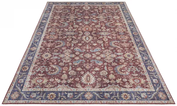 Nouristan - Hanse Home koberce Kusový koberec Asmar 104004 Bordeaux / Red - 200x290 cm