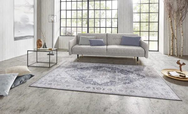 Nouristan - Hanse Home koberce Kusový koberec Asmar 104003 Mauve / Pink - 80x150 cm