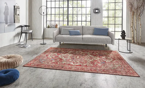 Nouristan - Hanse Home koberce Kusový koberec Asmar 104018 Orient / Red - 80x200 cm