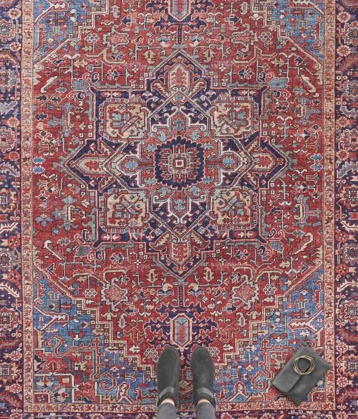 Nouristan - Hanse Home koberce Kusový koberec Asmar 104012 Orient / Red - 80x200 cm