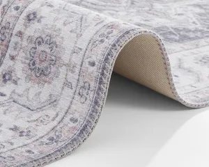 Nouristan - Hanse Home koberce Kusový koberec Asmar 104003 Mauve / Pink - 80x150 cm