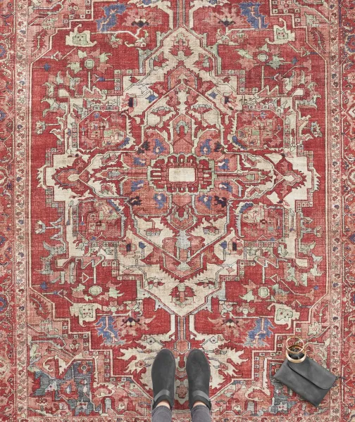 Nouristan - Hanse Home koberce Kusový koberec Asmar 104018 Orient / Red - 80x200 cm