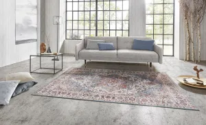 Nouristan - Hanse Home koberce Kusový koberec Asmar 104002 Cyan / Blue - 80x150 cm