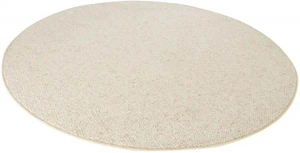 Kruhový kusový koberec Hanse Home BT Carpet Wolly 102843 Creme Ø 200 cm