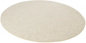 Kruhový kusový koberec Hanse Home BT Carpet Wolly 102843 Creme Ø 200 cm