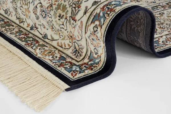 Nouristan - Hanse Home koberce Kusový koberec Naveh 104378 darkblue / Cream - 140x95 cm