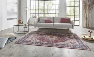 Nouristan - Hanse Home koberce Kusový koberec Asmar 104000 Plum / Red - 80x150 cm