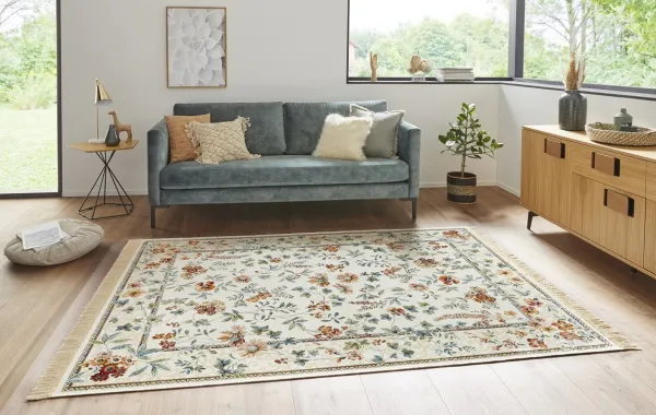 Nouristan - Hanse Home koberce Kusový koberec Naveh 104376 Cream - 140x95 cm