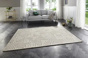 ELLE Decoration koberce Kusový koberec New York 105093 Cream, grey - 80x150 cm