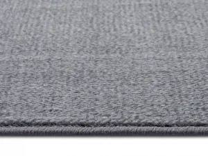 Hanse Home Collection koberce Behúň Basic 105488 Light Grey - 80x350 cm