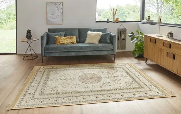 Nouristan - Hanse Home koberce Kusový koberec Naveh 104373 Cream - 140x95 cm